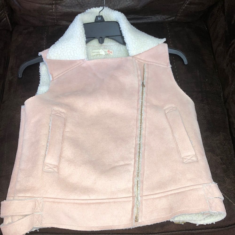 Rachael & Chloe Kids Blush Vest with Rose Gold